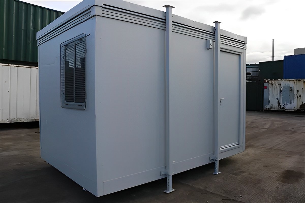 12Ft x 8Ft Steel Anti-Vandal Office Cabin