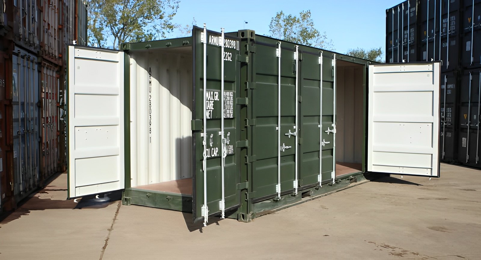 Used 20Ft Open Side / Full Side Access Container