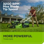 Greenworks 60V 21 in. Cordless Brushless Self-Propelled Lawn Mower Kit with Two 4.0Ah Batteries & Dual-Port Charger – 4-in-1, LED - Image 5