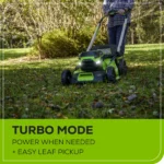 Greenworks 60V 21 in. Cordless Brushless Self-Propelled Lawn Mower Kit with Two 4.0Ah Batteries & Dual-Port Charger – 4-in-1, LED - Image 10