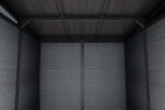 Keter Cortina 11 x 7 ft Resin Outdoor Storage Shed with Pent Roof, Graphite - Image 2