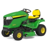 John Deere X350 42 in. 21.5 HP V-Twin Gas Hydrostatic Riding Lawn Tractor with Accel Deep Mower Deck