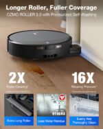 Ecovacs Deebot T90 pro omni Robot Vacuum and Mop, 30,000 Pa Suction, Self-Cleaning Roller Mop, AI Obstacle Avoidance – Black - Image 2