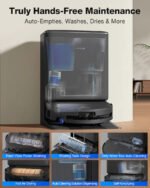 Ecovacs Deebot T90 pro omni Robot Vacuum and Mop, 30,000 Pa Suction, Self-Cleaning Roller Mop, AI Obstacle Avoidance – Black - Image 5