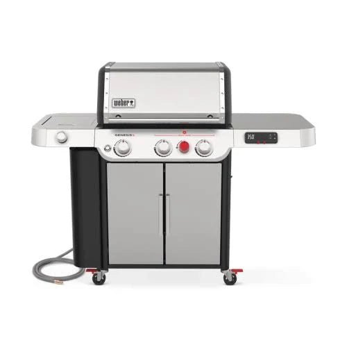 gwgsx35 Weber Genesis SX-335 Smart Gas Grill, 3-Burner Liquid Propane, 787 sq in, Sear Zone & Side Burner, Stainless Steel – 35600001 - Image 1
