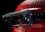Kamado Joe Big Joe I 24" Ceramic Charcoal Grill & Smoker, 2-Tier Divide & Conquer, Cart with Locking Wheels – Blaze Red (BJ24RH) - Image 3