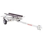 Malone EcoLight Single Kayak Trailer with Bunks – 400 lb Galvanized Steel Tow-Behind Trailer, 2 in. Hitch, DOT-Certified (MPG586XB)