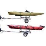 Malone EcoLight Single Kayak Trailer with Bunks – 400 lb Galvanized Steel Tow-Behind Trailer, 2 in. Hitch, DOT-Certified (MPG586XB) - Image 4