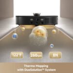 MOVA V50 Ultra Complete Robot Vacuum and Mop, 24,000 Pa Suction, Self-Emptying, Self-Washing Mop, Pet-Friendly – Black - Image 8