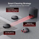 Roborock Saros 20X Robot Vacuum and Mop, 36,000 Pa Suction, Self-Lifting, Ultra-Slim with Self-Emptying RockDock – Black - Image 2