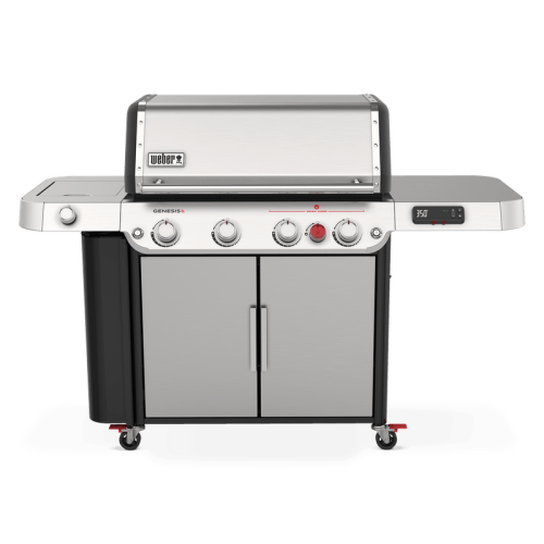 spx435 Weber Genesis SPX-435 Smart Gas Grill, 4-Burner Liquid Propane, 994 sq in, Sear Zone, Side Burner & Night Vision LED, Stainless Steel – 36800001 - Image 1